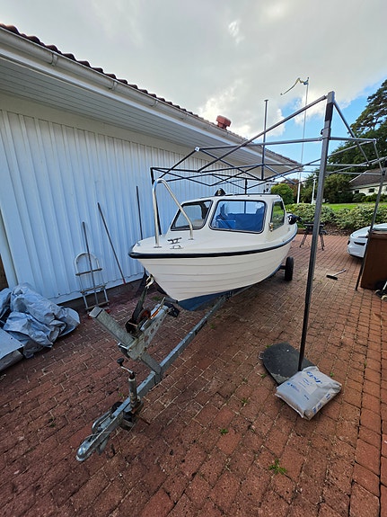 Fin Ryds Tumlare -79 med driftsäker Yamaha 40hk 4-takt & 30-kärra 4 of 5