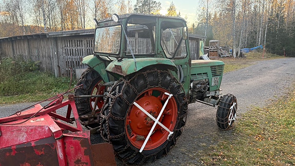 Deutz D 6006 + slunga/gafflar/snöblad/gaffelstativ 14 of 30