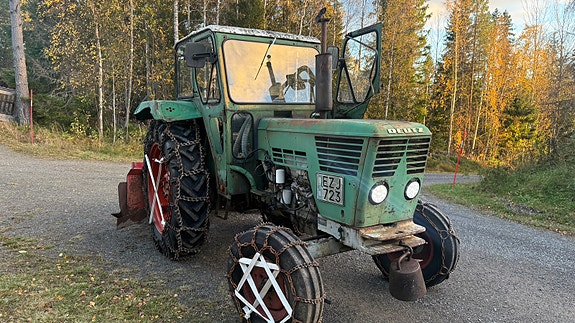 Deutz D 6006 + slunga/gafflar/snöblad/gaffelstativ 18 of 30
