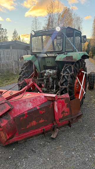 Deutz D 6006 + slunga/gafflar/snöblad/gaffelstativ 11 of 30