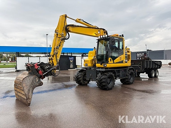 Hjulgrävare Komatsu PW148-11 GPS Vagn 8 redsk 2 of 6