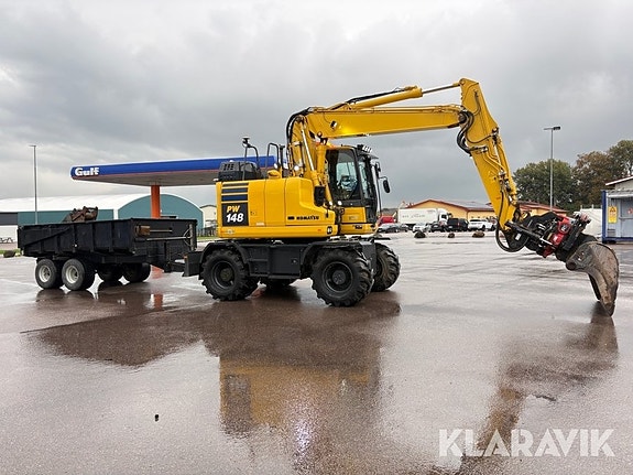 Hjulgrävare Komatsu PW148-11 GPS Vagn 8 redsk 4 of 6