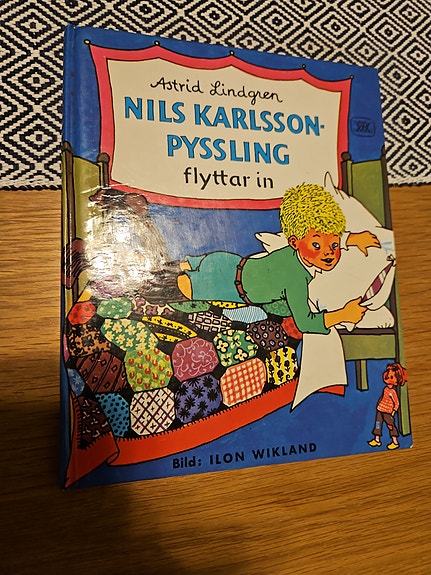 Astrid Lindgren Nils Karlsson-Pyssling flyttar in barnbok