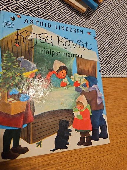 Astrid Lindgren bok Kajsa Kavat hjälper mormor