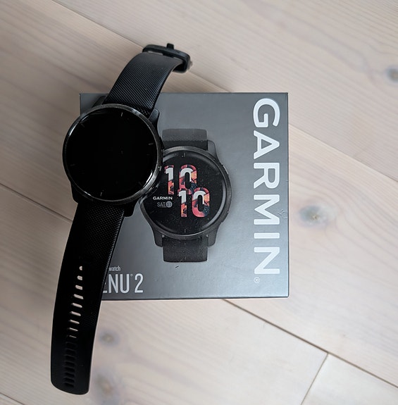 Garmin Venu 2 smartklocka svart 45mm