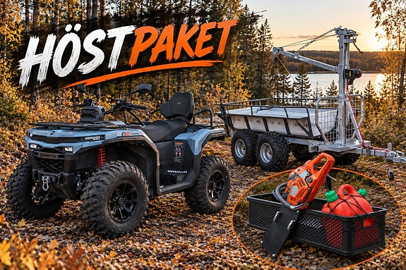 CFMOTO C5 + Skogsvagn & APG-Motorsåglåda