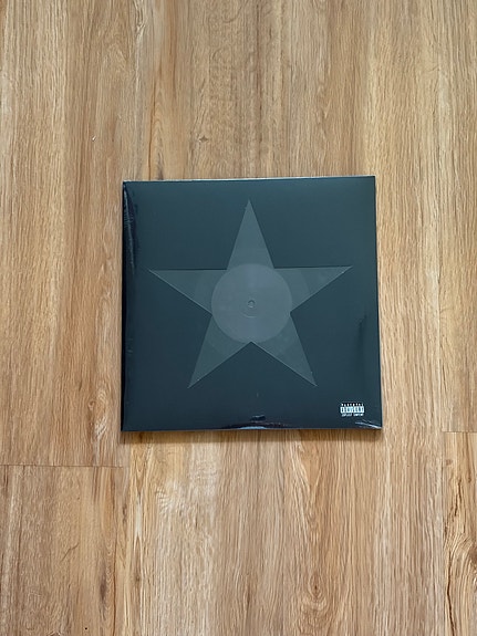 David Bowie ★ Blackstar vinyl LP svart
