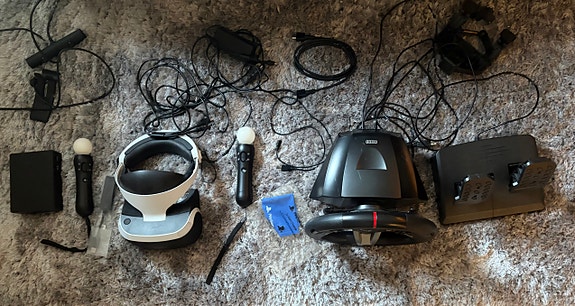 Playstation 4 vr + Playstation Ratt