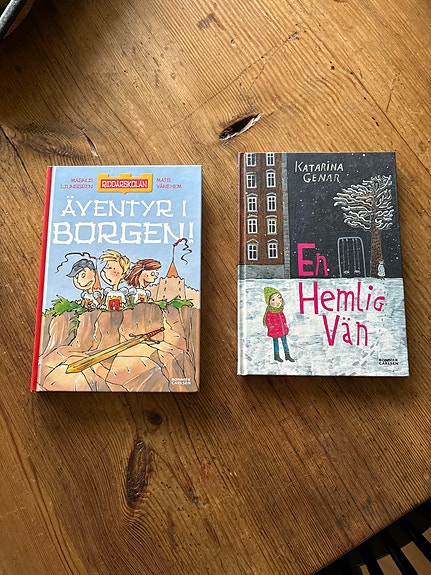 2 barnböcker – Äventyr i borgen & En hemlig vän