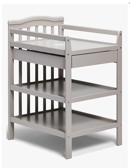 JLY Dream Skötbord Med Förvaring, Warm Grey