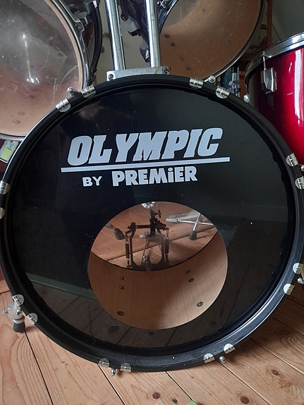 Premier Olympic trumset med Pearl Rock-cymbal