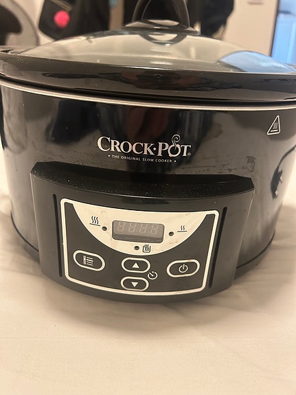 Crock-Pot digital slow cooker 4,7L svart