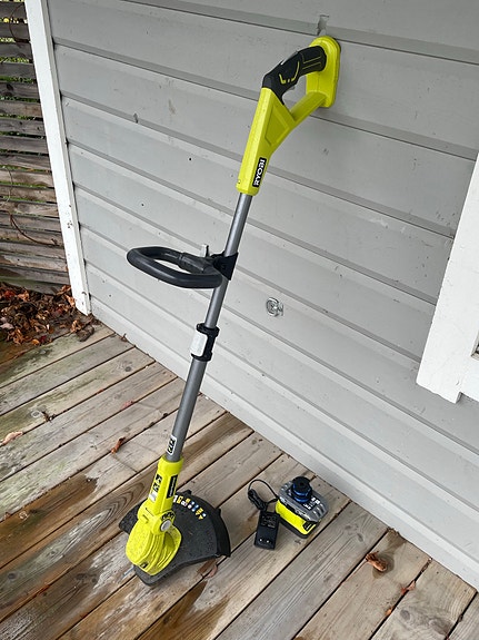 Ryobi 18V grästrimmer med batteri