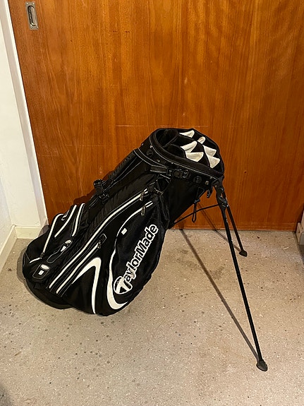 TaylorMade golfbag svart/vit