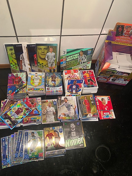 Samling fotbollskort Adrenalyn XL / Match Attax