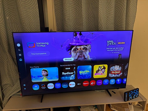 Samsung smart TV 55 tum svart