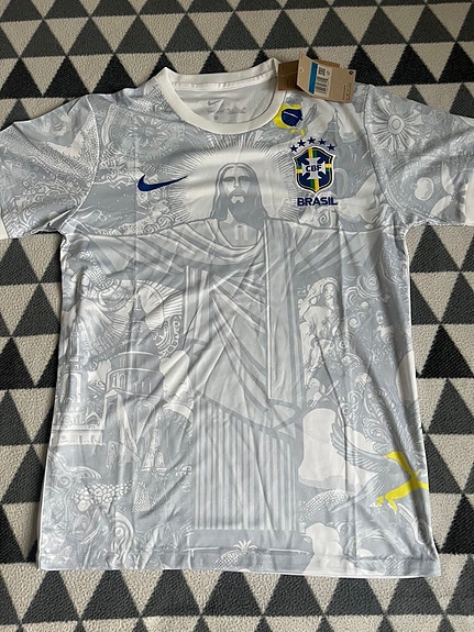 Nike Brasil fotbollströja M vit