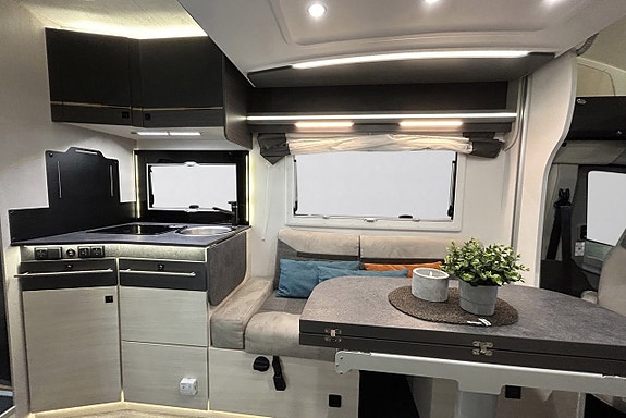 Chausson 720 170HK AUTOMAT 3500KG 6-BÄDDAR 5-Sits AC SOLCELL CYKELSTÄLL 10 of 30