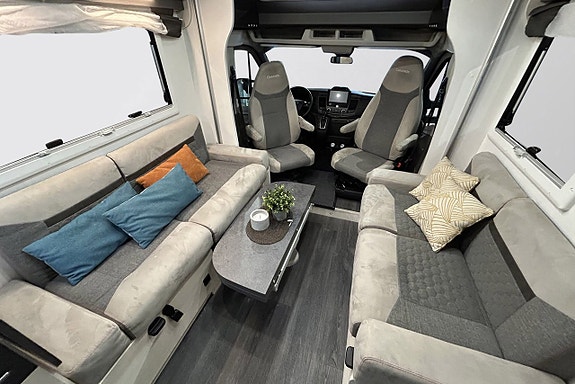 Chausson 720 170HK AUTOMAT 3500KG 6-BÄDDAR 5-Sits AC SOLCELL CYKELSTÄLL 5 of 30