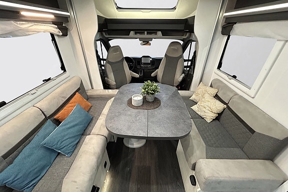 Chausson 720 170HK AUTOMAT 3500KG 6-BÄDDAR 5-Sits AC SOLCELL CYKELSTÄLL 13 of 30