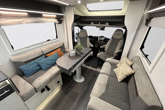 Chausson 720 170HK AUTOMAT 3500KG 6-BÄDDAR 5-Sits AC SOLCELL CYKELSTÄLL 6 of 30