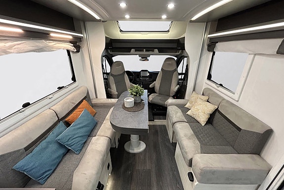 Chausson 720 170HK AUTOMAT 3500KG 6-BÄDDAR 5-Sits AC SOLCELL CYKELSTÄLL 7 of 30