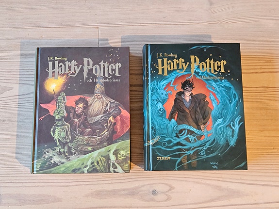Harry Potter Halvblodsprinsen & Dödsrelikerna bok 6-7