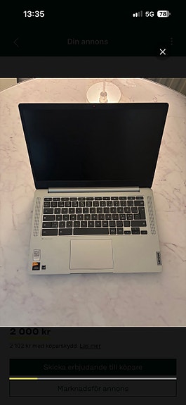 Dator laptop Lenovo