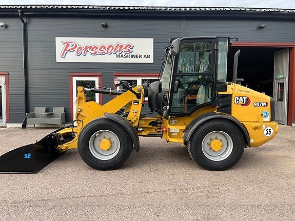 CAT 907 M-22 C-smörj,Nya Däck,35km/h
