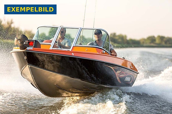 Finval 505 FishPro DC med Honda BF100 – inkommande båt
