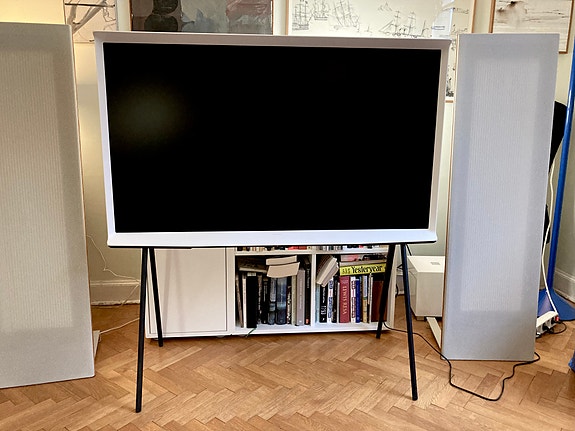 Samsung The Serif 50" 4K QLED Smart TV Cloud White