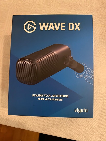 Elgato Wave DX mikrofon svart