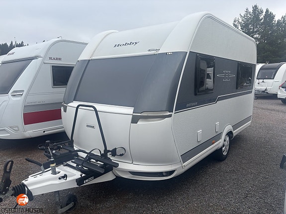 Hobby 390 SF ONTOUR // PRESENTKORT 10.000:- HOS ÖSTGÖTA HUSBIL // CYKELHÅL