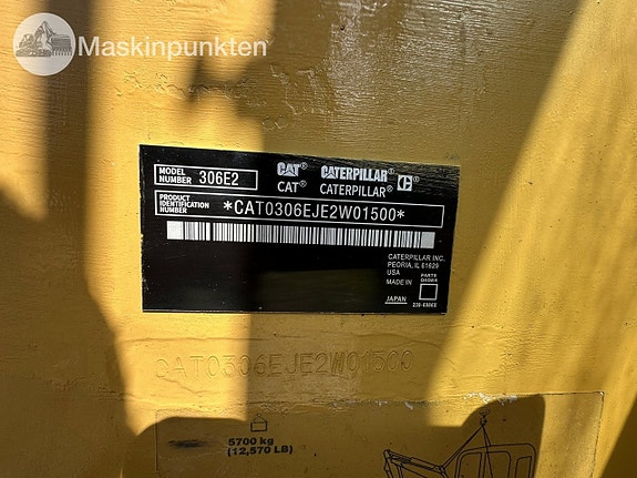 CAT 306 E2 9 of 27