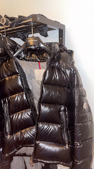 Moncler maya  vinterjacka S svart