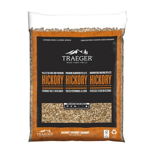 4 st Träpellets TRAEGER Hickory 9kg
