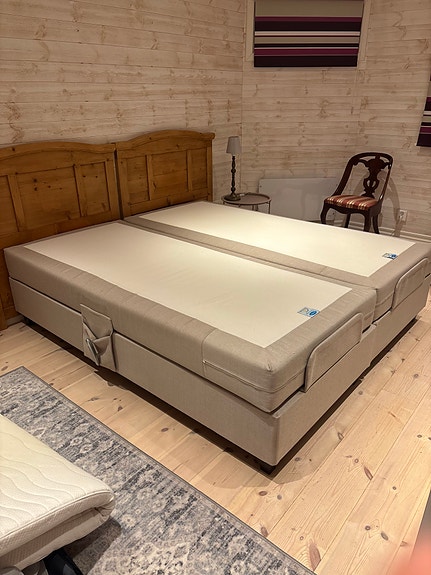 Jensen Exclusive kontinentalsäng beige 2st 90x200cm