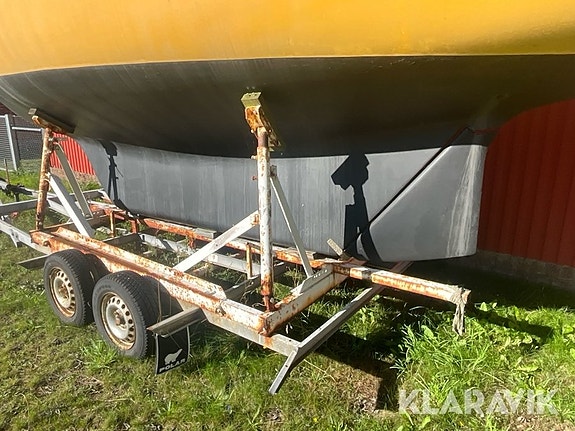 Segelbåt med vagn 5 of 6