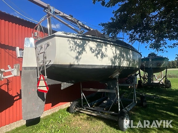 Segelbåt med vagn 5 of 6