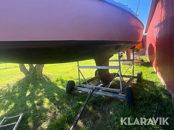 Segelbåt med vagn 4 of 6