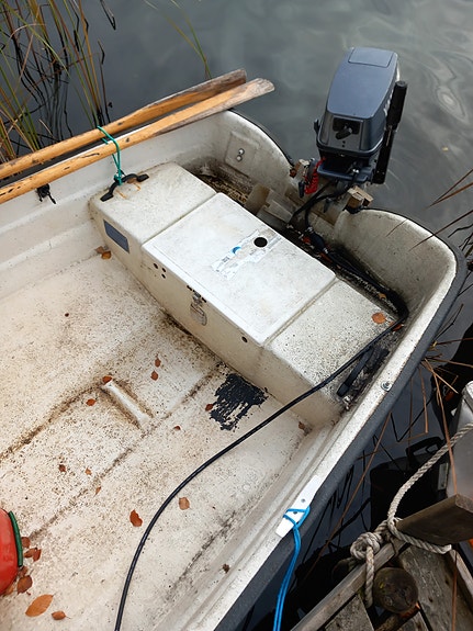 Liten,lätt boot,lätt att ro.RYDs 3,80m 3 of 4