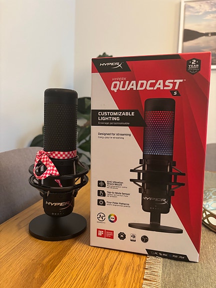 HyperX QuadCast S USB-mikrofon RGB