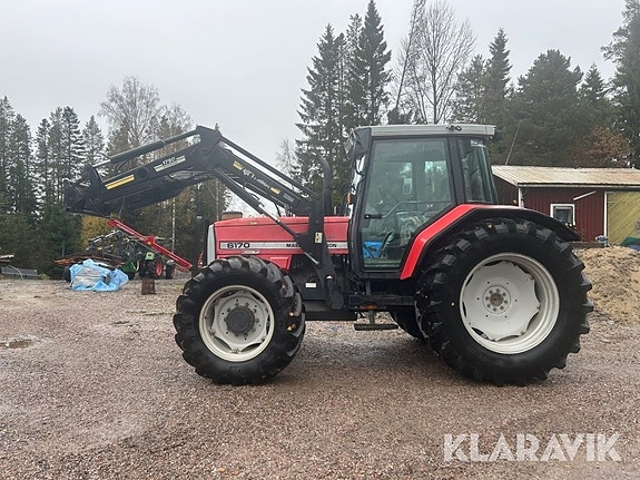 Traktor Massey Ferguson 6170 med lastare 2 of 6