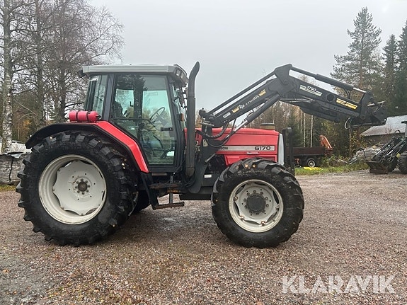Traktor Massey Ferguson 6170 med lastare 6 of 6