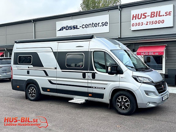 Adria Twin 640 SGX Plus / 160 Hk / Litium / Solpanel