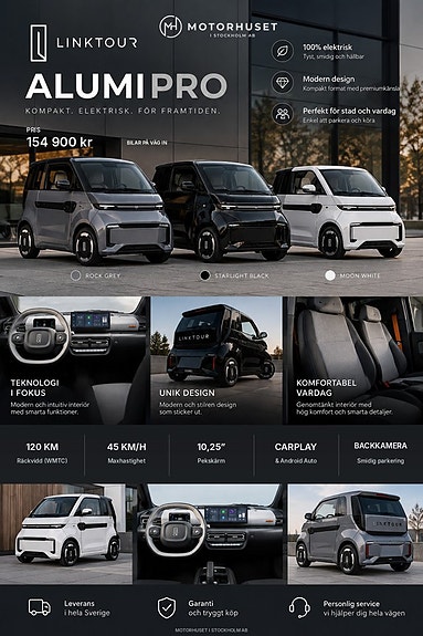 Linktour Alumi Pro Panorama CarPlay Fullutrustad 3 Års Nybilsgaranti 4 of 4