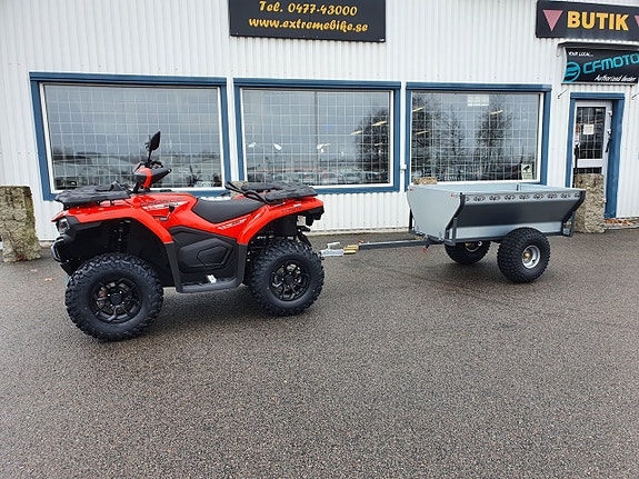 CFMOTO 520 Traktorreggad med vagn