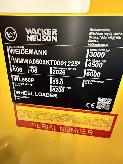 Wacker Neuson WL950P Lagermaskin Luleå 10 of 18