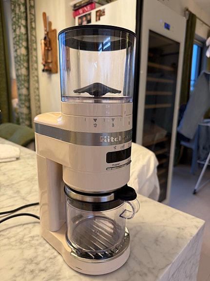 KitchenAid kaffekvarn bönkvarn beige
