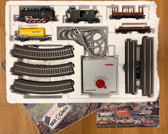 Märklin modelljärnväg startsats 29185 tungt godståg